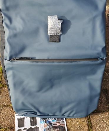 Brand New Weldun Roll Top Backpack in Blue..