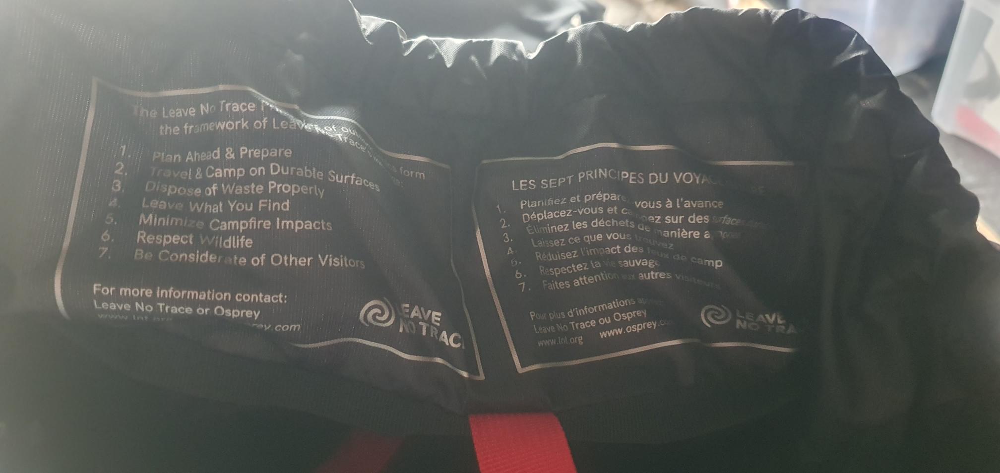 Brand New with Tags Osprey Kestrel 48L Backpack In Black..