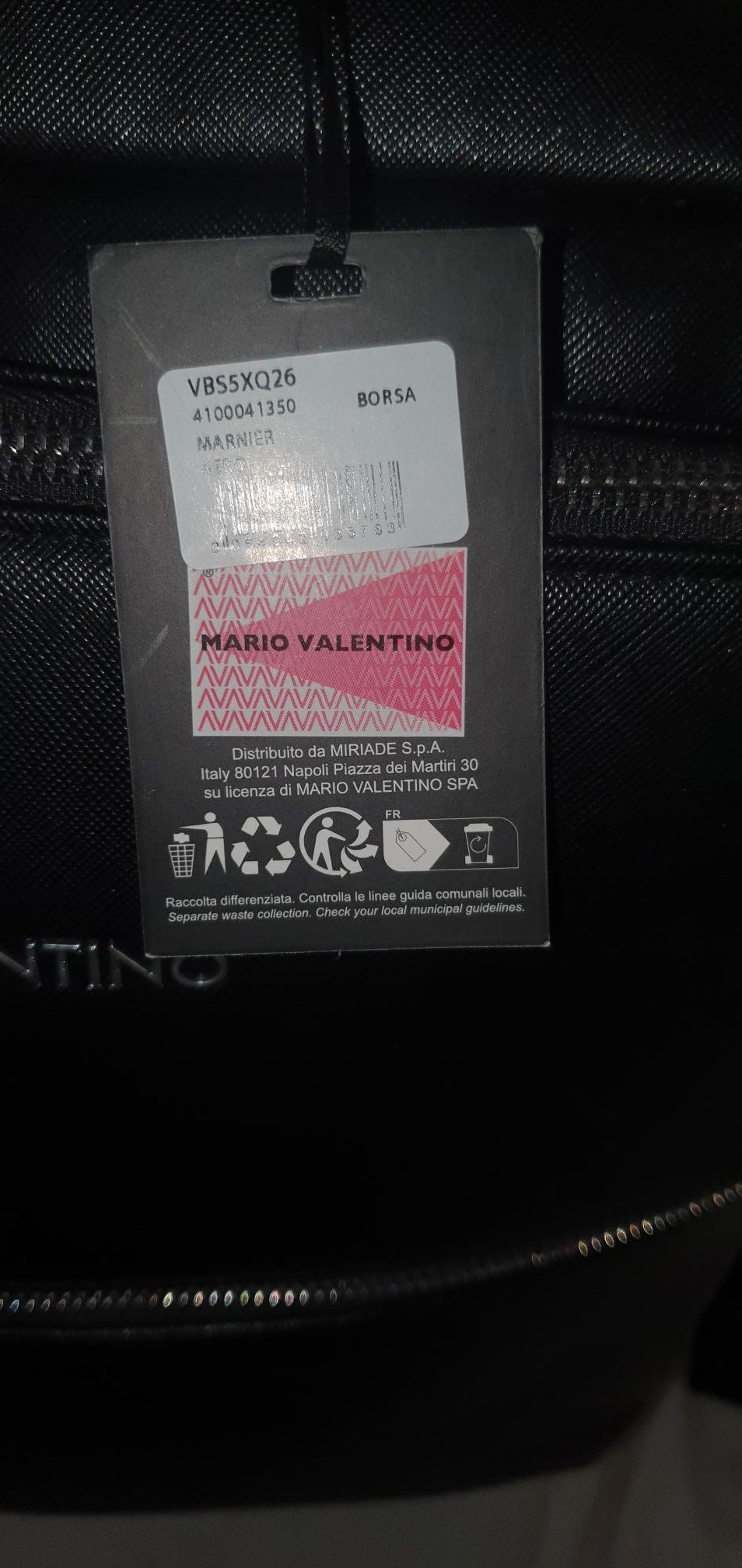 Brand New with Tags Valentino men's Marnier backpack ,medium in Black.