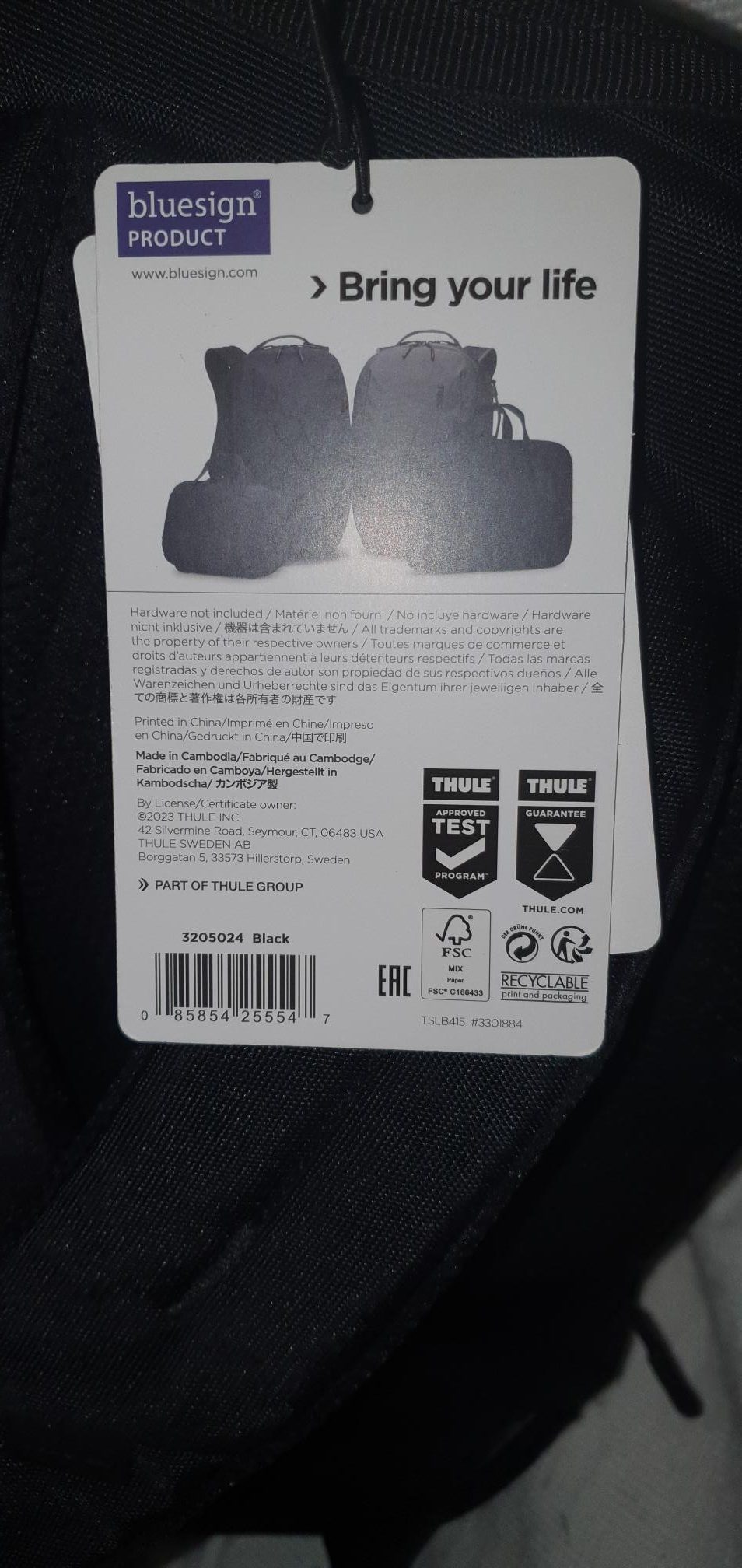 Ex Display Thule Subterra 2 Backpack in Dark Slate